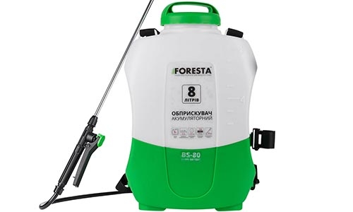 «Объемный бак» товара: «Аккумуляторный опрыскиватель Foresta BS-80» - фото №1 Характеристика товара «Объемный бак» - фото №1