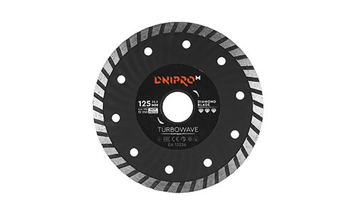 «Предназначение» товара: «Алмазный диск Dnipro-M Turbowave 125 22,2 мм» - фото №1 Характеристика товара «Предназначение» - фото №1