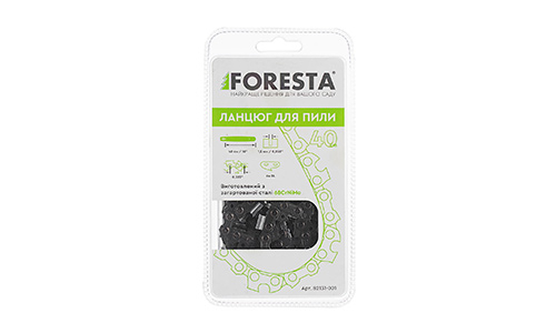 «Ланцюг до бензопили Foresta 64 зв., 40 см крок 0,325 Характеристика товара «Ланцюг до бензопили Foresta 64 зв., 40 см крок 0,325