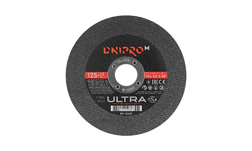 «Диск отрезной Dnipro-M Ultra 125 1,2 мм 22,2 мм» товара: «Подарочный набор “Шлифорезный”» - фото №5 Характеристика товара «Диск отрезной Dnipro-M Ultra 125 1,2 мм 22,2 мм» - фото №5