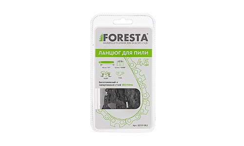«Цепь к бензопиле Foresta 72 зв., 45 см шаг 0,325" ширина 0,058", квадрат» товара: «Бензопила цепная Foresta FA-48S + Пильная шина + Цепь + 2 масла» - фото №3 Характеристика товара «Цепь к бензопиле Foresta 72 зв., 45 см шаг 0,325" ширина 0,058", квадрат» - фото №3