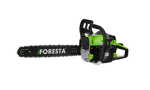 «Бензопила цепная Foresta FA-48S» товара: «Бензопила цепная Foresta FA-48S + Пильная шина + Цепь + 2 масла» - фото №1 Характеристика товара «Бензопила цепная Foresta FA-48S» - фото №1