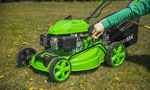 «Мойка деки» товара: «Газонокосилка бензиновая Foresta GM-530E» - фото №5 Характеристика товара «Мойка деки» - фото №5