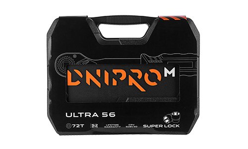 «Универсальный набор инструмента Dnipro-M ULTRA (56 шт.)» товара: «Ключ-трещотка Dnipro-M ULTRA 72 зуба, 1/4" + Универсальный набор инструмента ULTRA (56 шт.)» - фото №4 Характеристика товара «Универсальный набор инструмента Dnipro-M ULTRA (56 шт.)» - фото №4