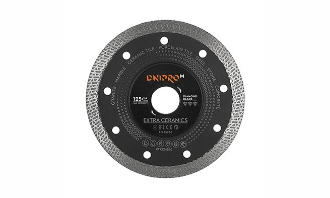 Характеристика товару «Алмазний диск Dnipro-M Extra-Ceramics 125 22,2 мм» - фото №9