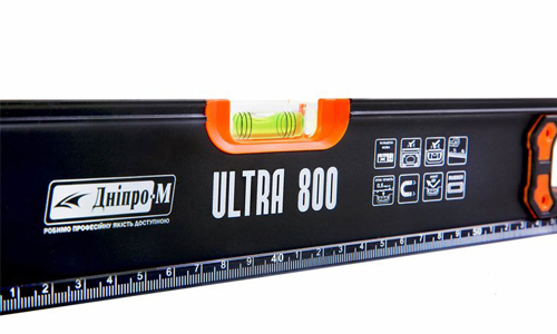 «Уровень Ultra 800 мм » товара: «Уровень Ultra 800 мм + Рулетка Multi Fix» - фото №1 Характеристика товара «Уровень Ultra 800 мм » - фото №1