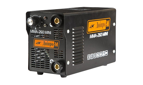 «Сварочный аппарат IGBT Дніпро-М MINI 260» товара: «Сварочный аппарат Дніпро-М MINI 260 + МШК-980» - фото №1 Характеристика товара «Сварочный аппарат IGBT Дніпро-М MINI 260» - фото №1