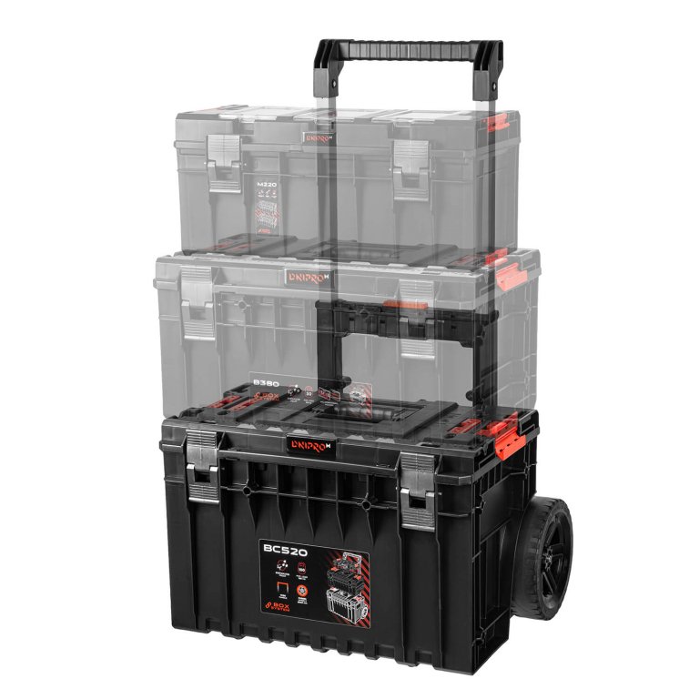 ᐅ Ящик для инструмента на колесах Dnipro-M S-Box BC520 • Купить в