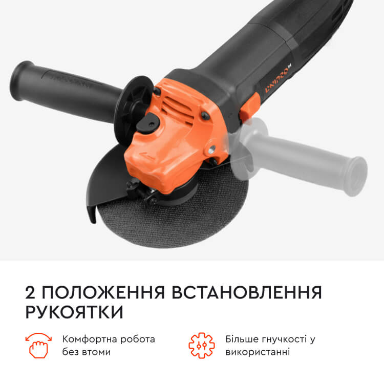 ᐅ Шлифмашина угловая Dnipro-M GS-98 • Купить в Украине
