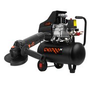Компрессор воздушный Dnipro-M AC-24 + Шлифмашина угловая Dnipro-M МШК-950