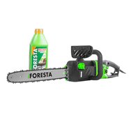 Электропила цепная Foresta FS-2840D + масло для цепей