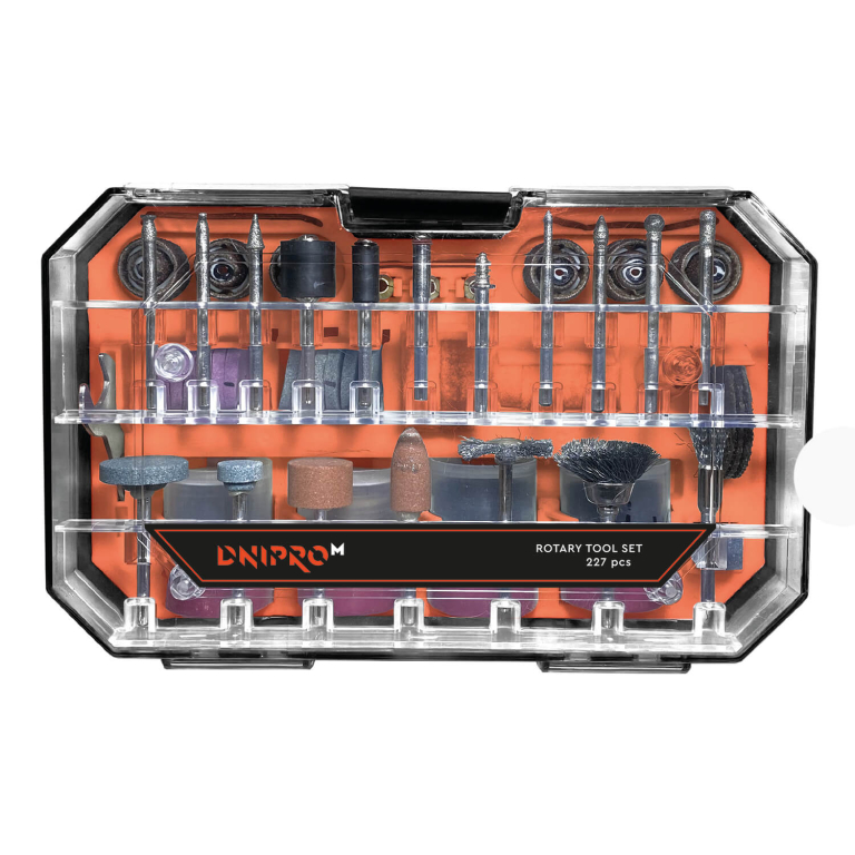 ᐅ Набір насадок для гравера Dnipro-M 227 шт. • Купити в Україні