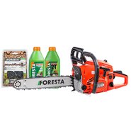 Бензопила цепная Foresta FA-40S + 2 масла + цепь