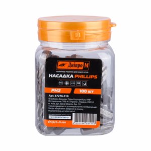 Насадка (бита) Дніпро-М PH 2 25 мм (100 шт.)