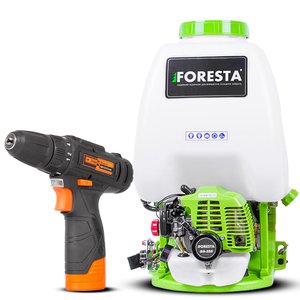 Мотоопрыскиватель Foresta GS-355 + Шуруповерт Дніпро-М АДЛ-12.0