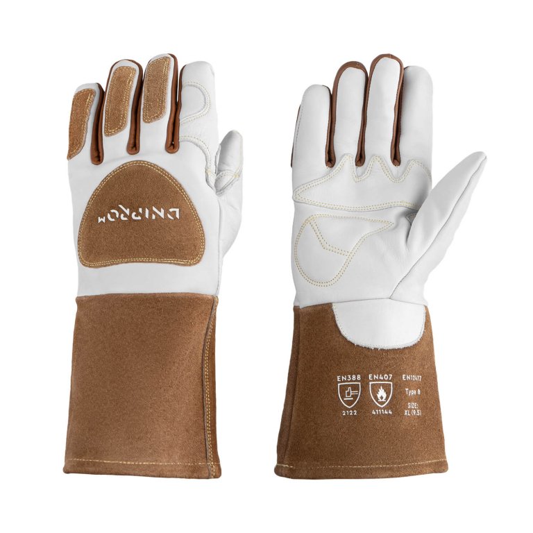 РукавичкизварювальникаDnipro-Mдляточнихробіт,посиленізпідкладкою