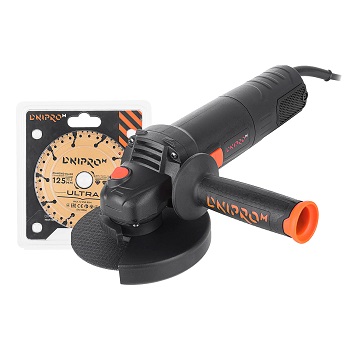 Шлифмашина угловая Dnipro-M GS-140SE + Алмазный диск 125 22.2 Ultra Шлифмашина угловая Dnipro-M GS-140SE + Алмазный диск 125 22.2 Ultra